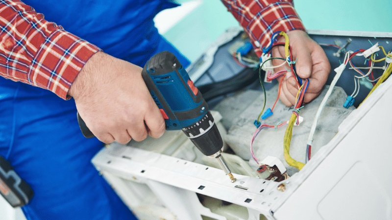 Sancaktepe İmmergas İmmergas çamaşır makinesi kart tamiri – Su almama arızası orijinal parça ile giderildi. - Teknik servis örneği
